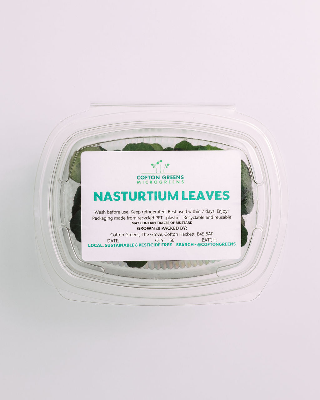 NASTURTIUM LEAVES